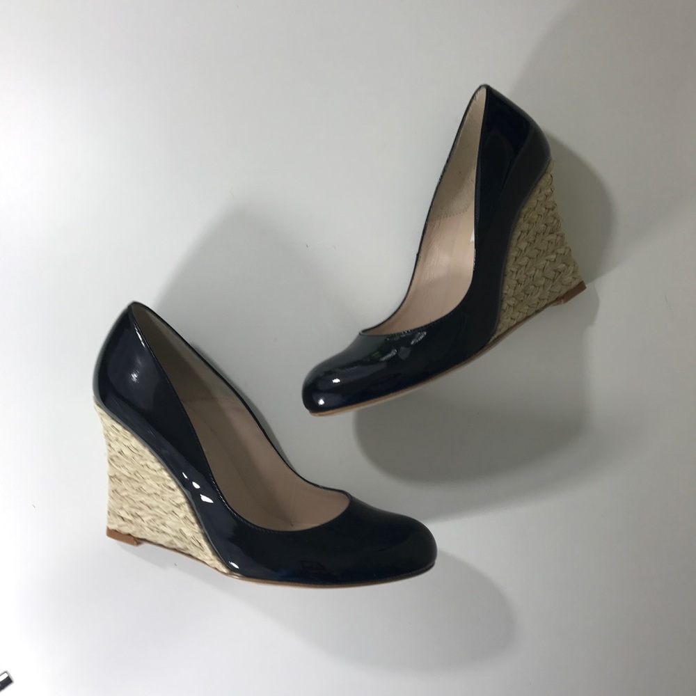 LK Bennet London Zella parent wedge shoes size 36